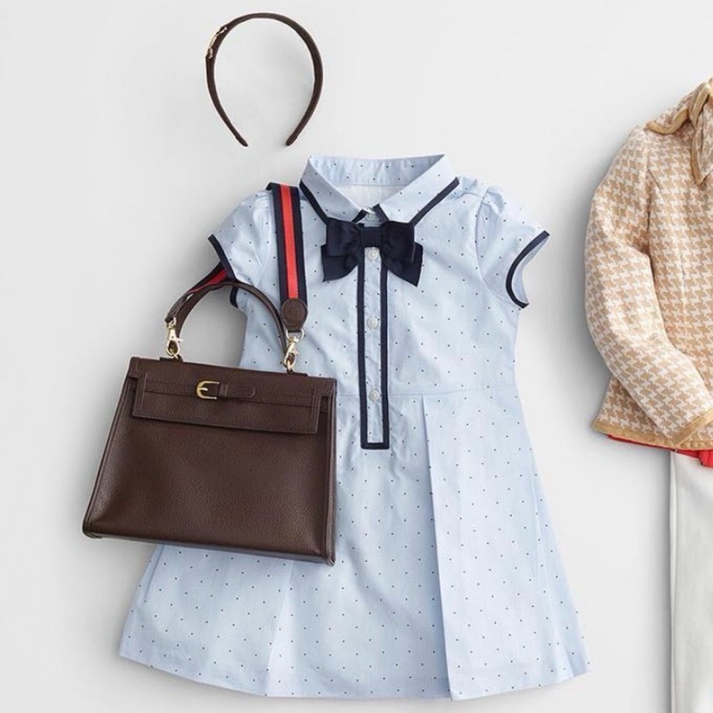 Janie and Jack Blue and Navy dress